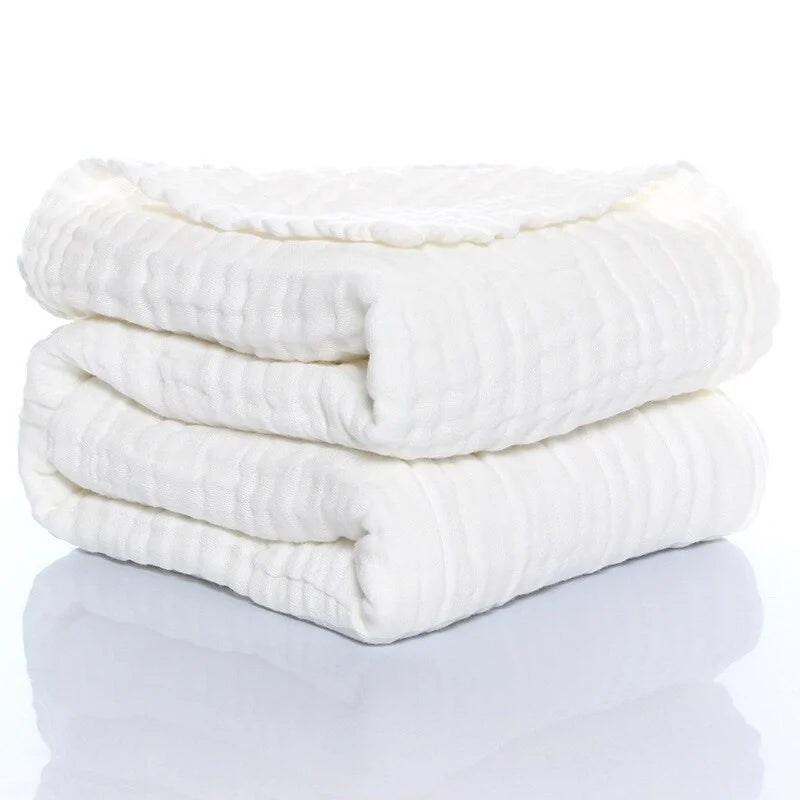 Organic Muslin Cotton Baby Blanket