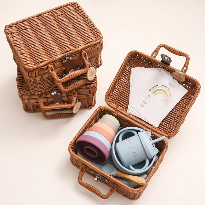 Baby Tableware Basket Gift Bundle