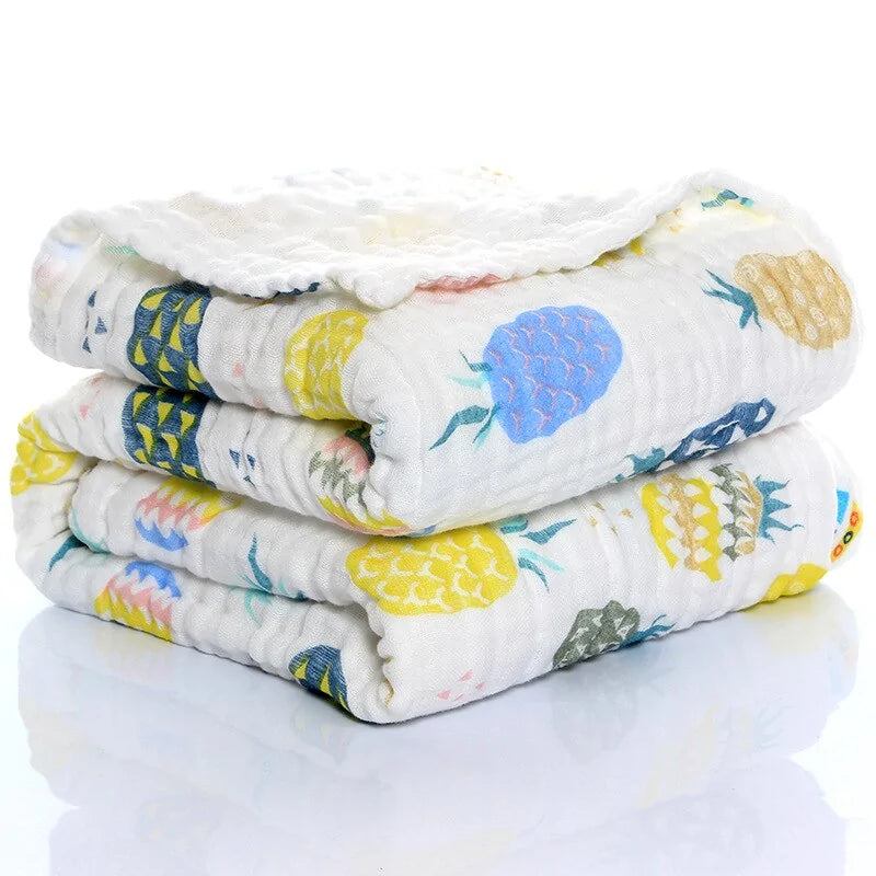 Organic Muslin Cotton Baby Blanket