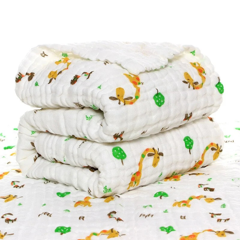 Organic Muslin Cotton Baby Blanket