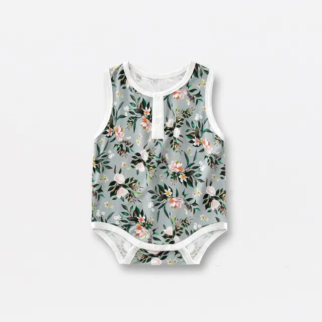 Tank Top Bamboo Fiber Baby Onesie