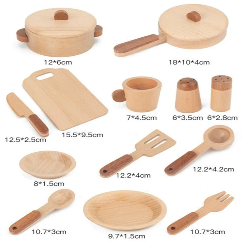 Wooden Montessori Kitchen Set