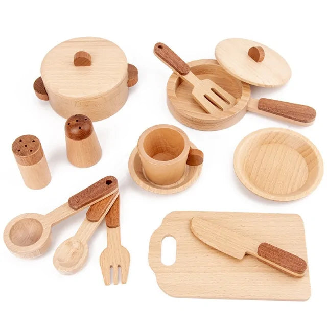 Wooden Montessori Kitchen Set