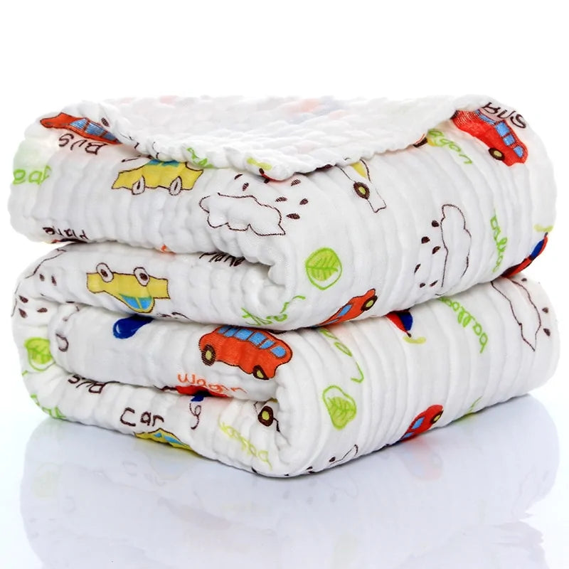 Organic Muslin Cotton Baby Blanket