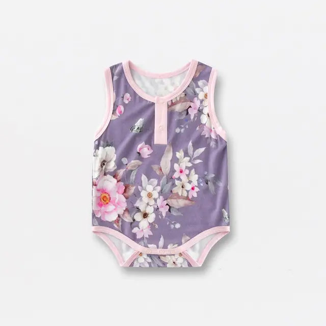 Tank Top Bamboo Fiber Baby Onesie