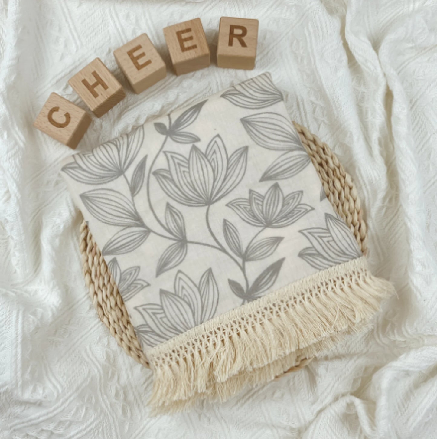 Organic Muslin Cotton Baby Blanket