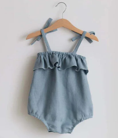 Tie Shoulder Romper