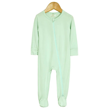 Bamboo Fiber Loungewear Romper (Footed)