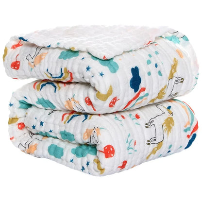 Organic Muslin Cotton Baby Blanket