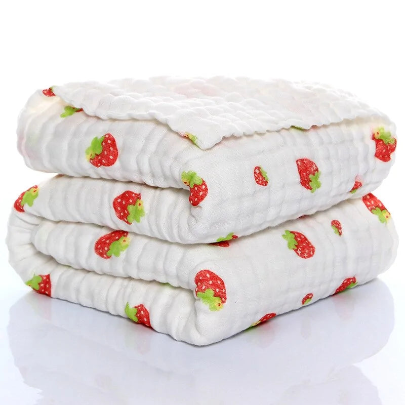 Organic Muslin Cotton Baby Blanket