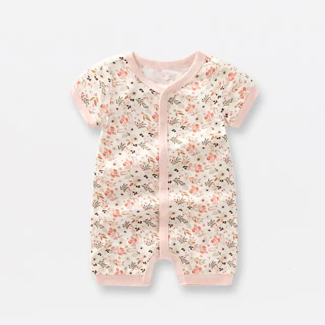 Short Sleeve Bamboo Fiber Baby Onesie