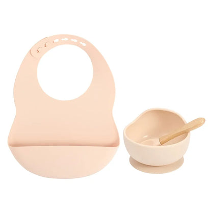 Silicone Tableware & Bib Bundle