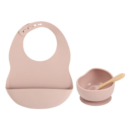 Silicone Tableware & Bib Bundle