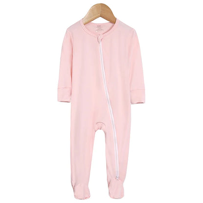 Bamboo Fiber Loungewear Romper (Footed)