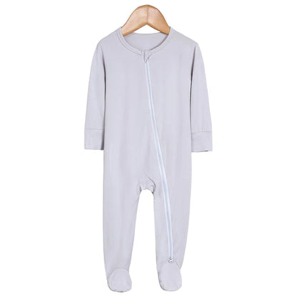 Bamboo Fiber Loungewear Romper (Footed)