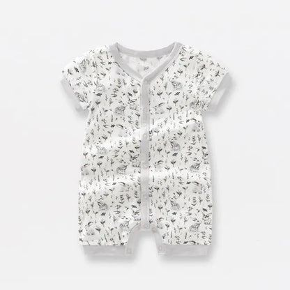 Short Sleeve Bamboo Fiber Baby Onesie