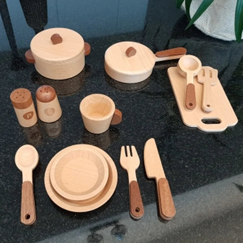 Wooden Montessori Kitchen Set