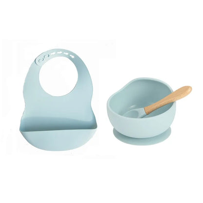 Silicone Tableware & Bib Bundle