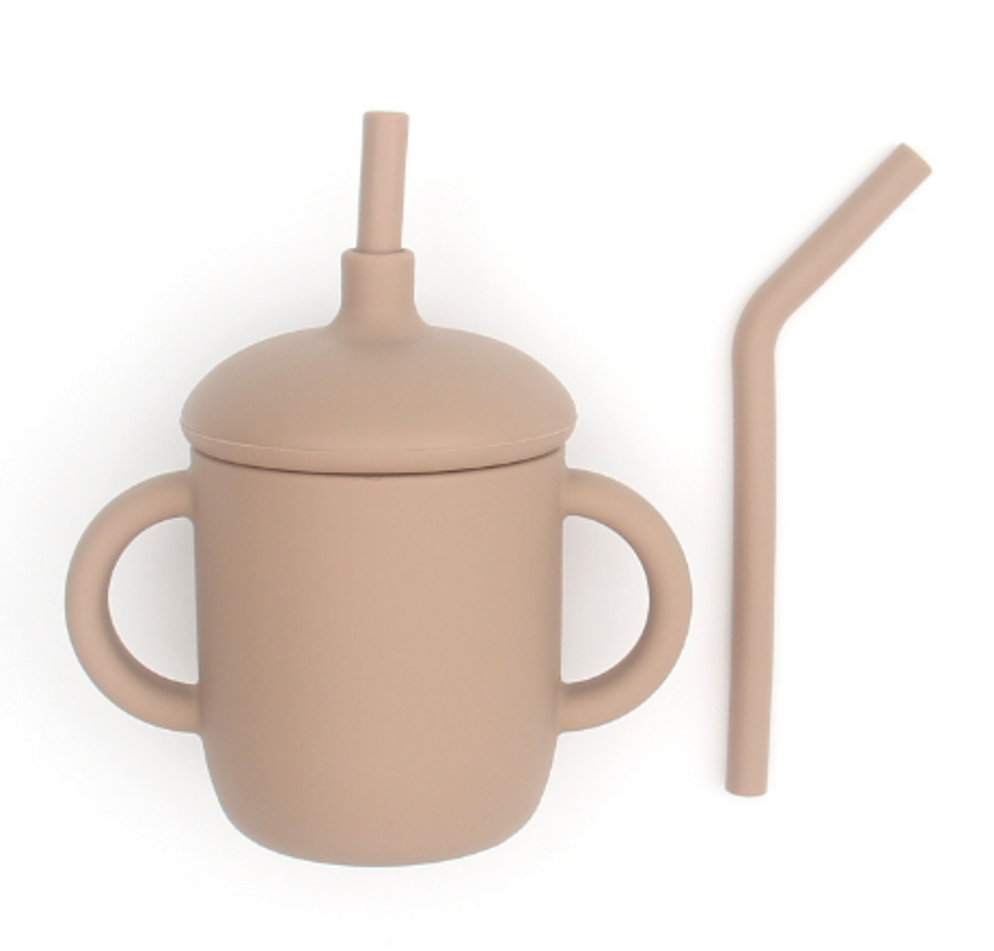 Silicone Sippy Cup with Straw