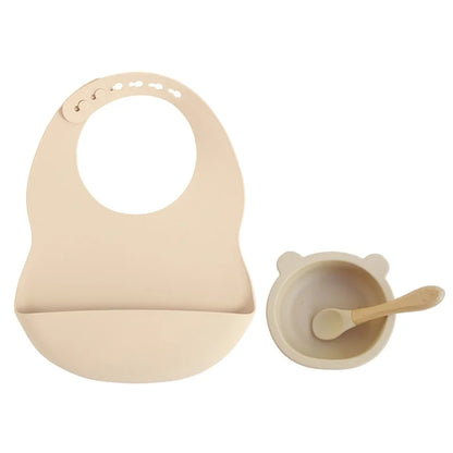 Silicone Tableware & Bib Bundle