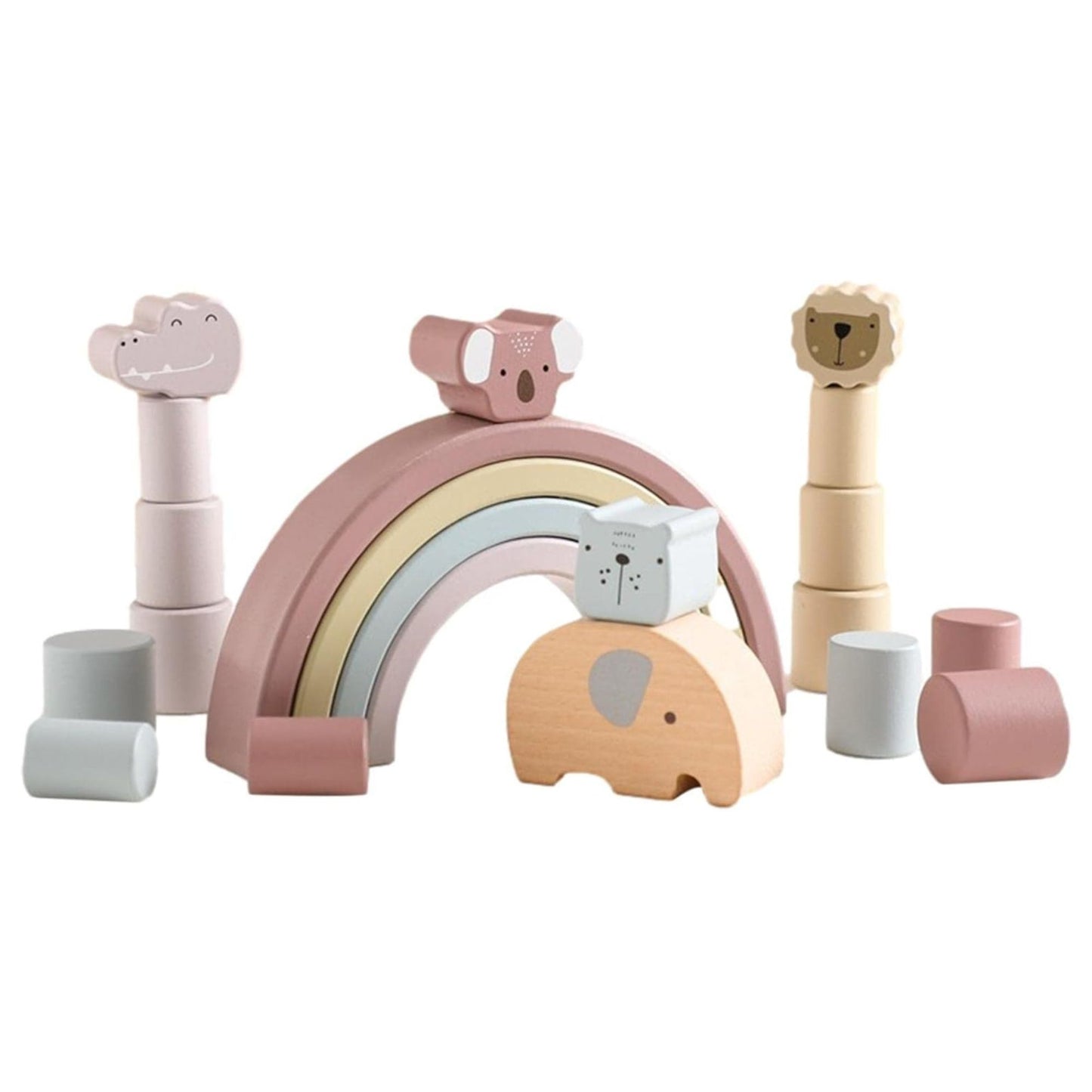 Wooden Montessori Stacking Blocks