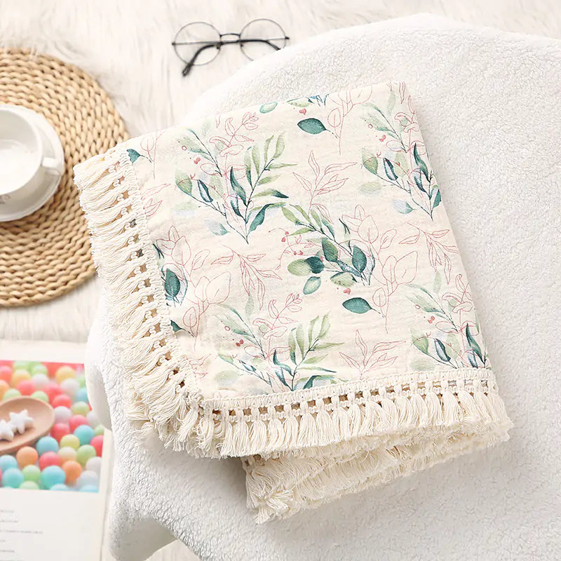 Organic Muslin Cotton Baby Blanket