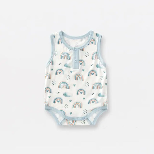 Tank Top Bamboo Fiber Baby Onesie