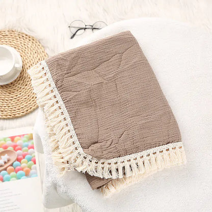 Organic Muslin Cotton Baby Blanket