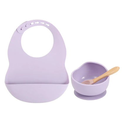 Silicone Tableware & Bib Bundle