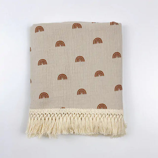 Organic Muslin Cotton Baby Blanket