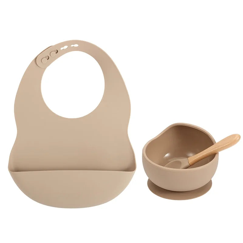 Silicone Tableware & Bib Bundle