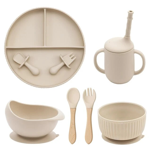 Silicone Plate Bowl Set