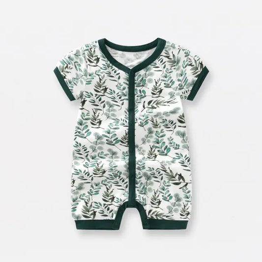 Short Sleeve Bamboo Fiber Baby Onesie