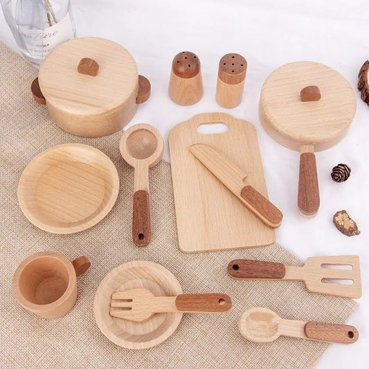 Wooden Montessori Kitchen Set