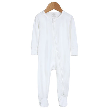 Bamboo Fiber Loungewear Romper (Footed)