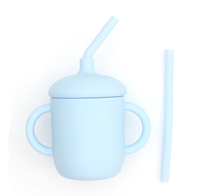 Silicone Sippy Cup with Straw