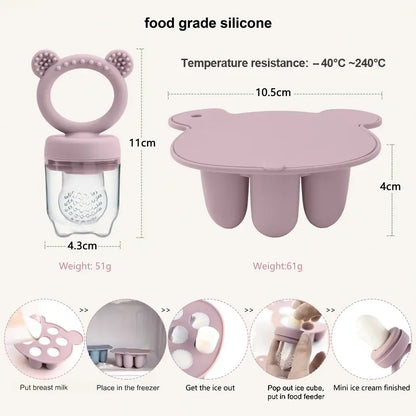 Ice Pop Silicone Mold & Teething Ring