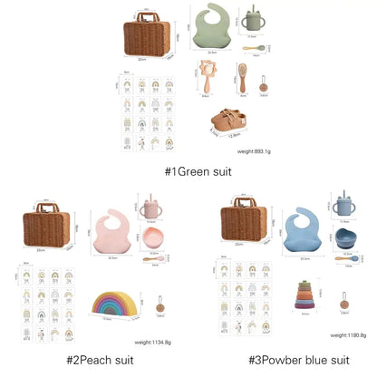 Baby Tableware Basket Gift Bundle