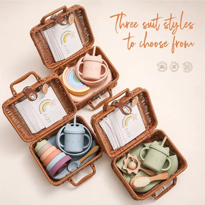 Baby Tableware Basket Gift Bundle